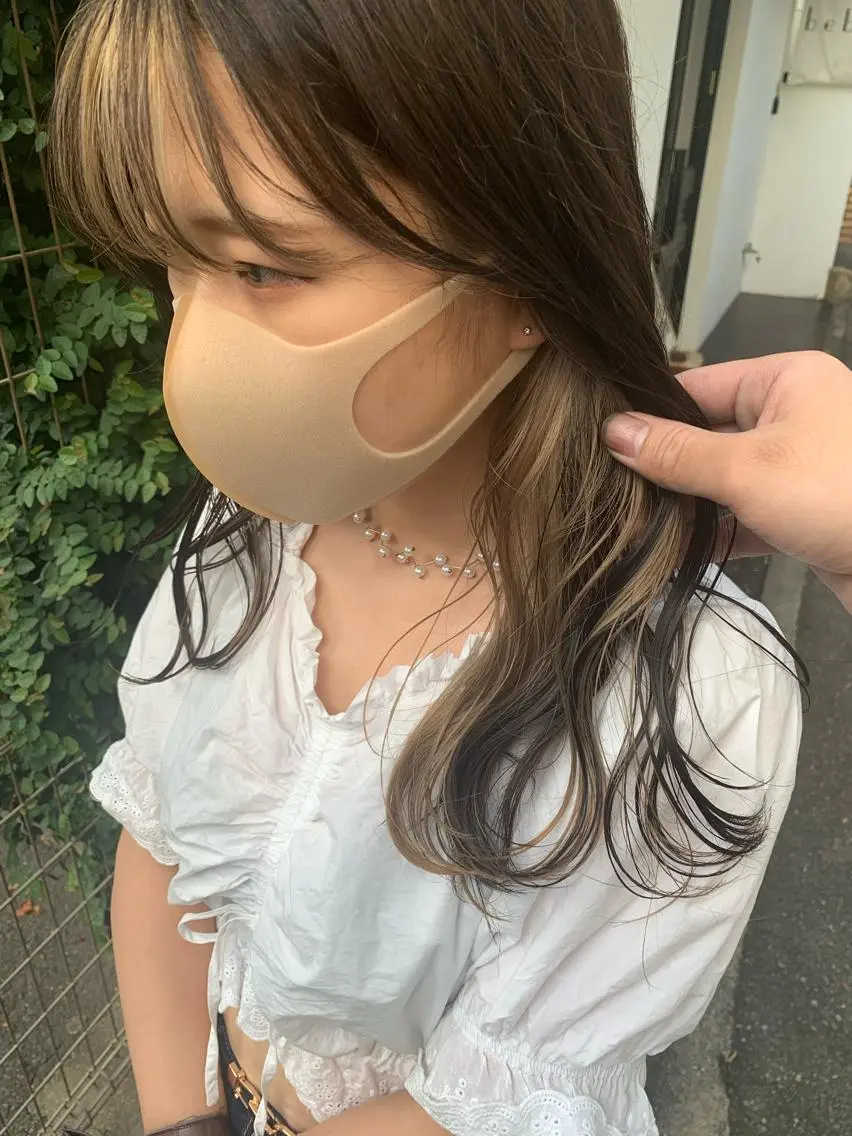 セミロング カラー ベージュカラー スダユーヤ 💫推しカラーウルフのヘアスタイル