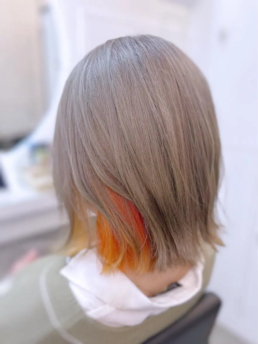 ショート カット ヘアカラー トリートメント WHALE hair × beautyのヘアスタイル