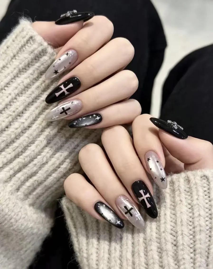 ネイル アートネイル オーロラネイル クリアネイル フレンチネイル ジェルネイル Una Nailのネイルデザイン