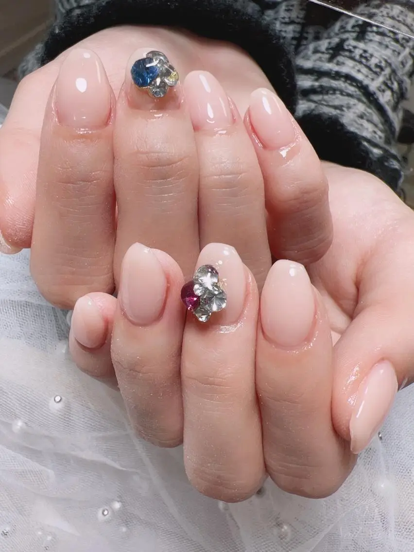 ショート カラー ネイル ハンドネイル Nail NaNaのネイルデザイン
