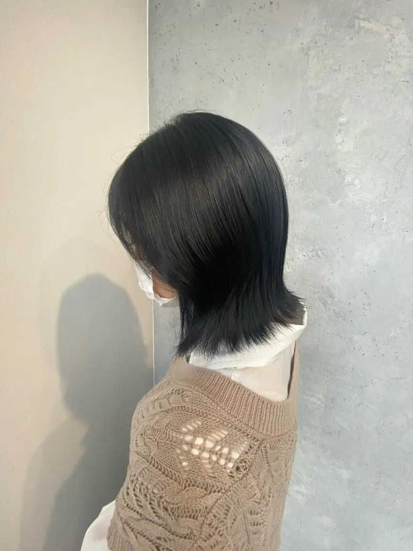 ミディアム カラー 【レイヤー×縮毛】 RYOのヘアスタイル