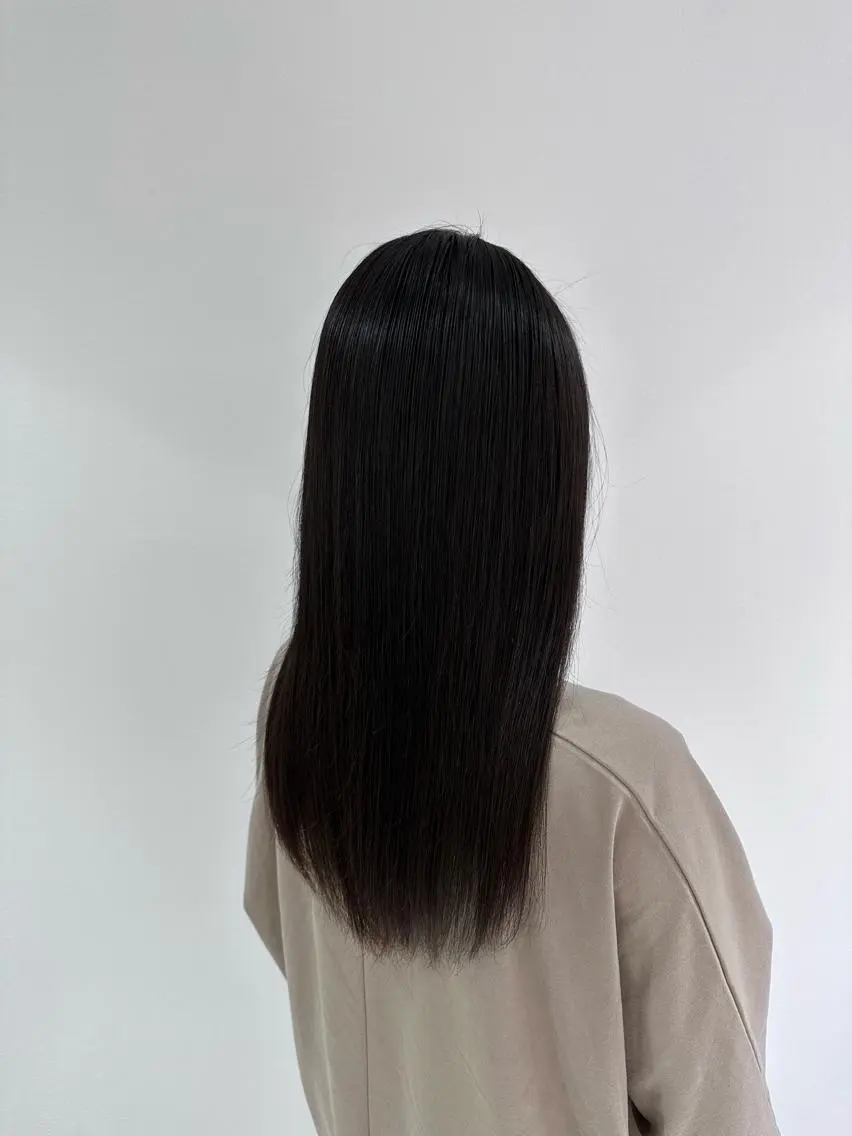 ロング 縮毛矯正 安井　昴 💫ブリーチ縮毛矯正のヘアスタイル