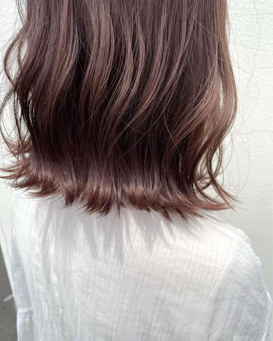ショート カラー ショートボブ バレイヤージュ ブリーチ ケアブリーチ 透明感カラー hair terra ce M奈良店のヘアスタイル