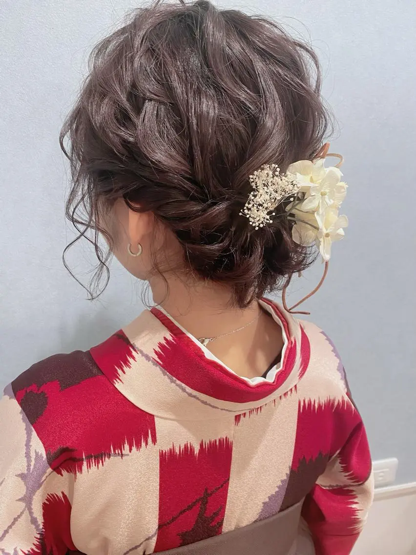 ミディアム ヘアアレンジ 大阪/ヘアアレンジ /似合わせset💐のヘアスタイル