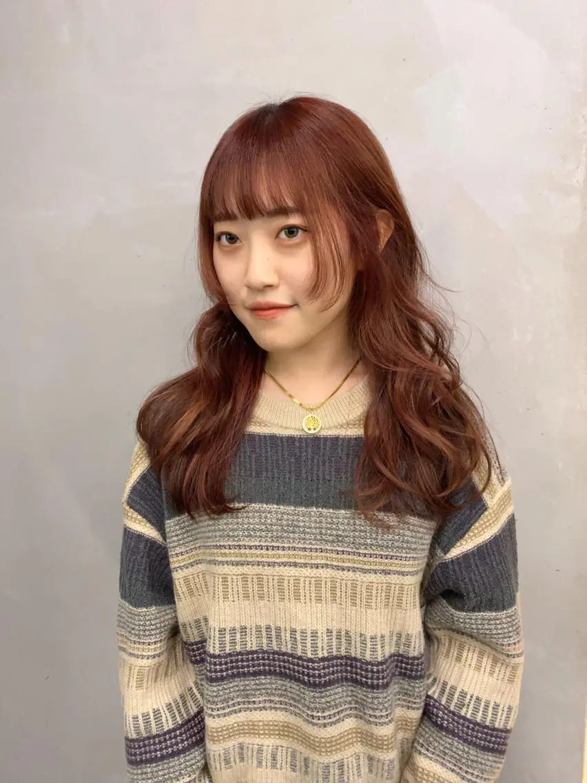 ロング カラー カット ヘアカラー トリートメント レイヤー/柔色 カラー/SAkiのヘアスタイル