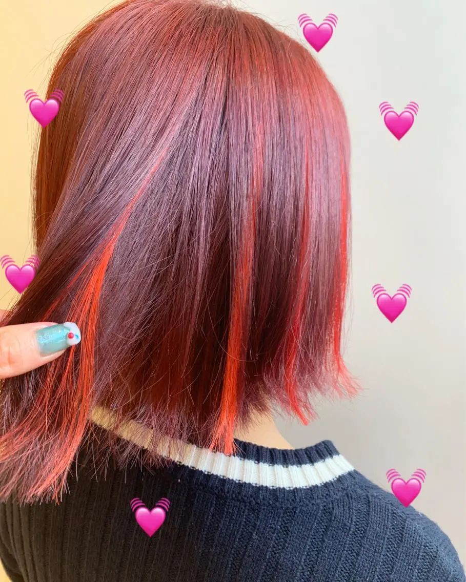ミディアム カラー 新宿駅近♡個室 ♡関口三都季🌜のヘアスタイル