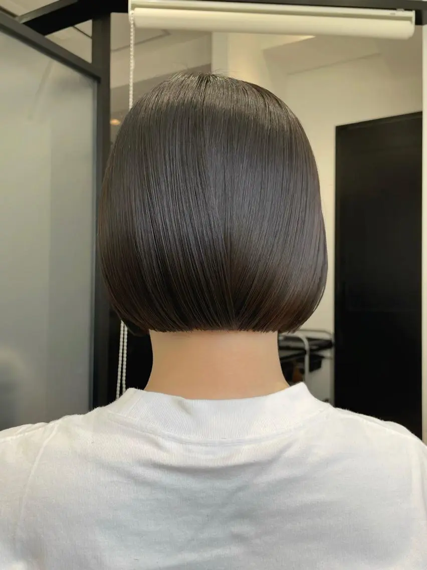 ショート ボブ カット トリートメント ヘアセット メンズ特化 パーマ/オザワのヘアスタイル