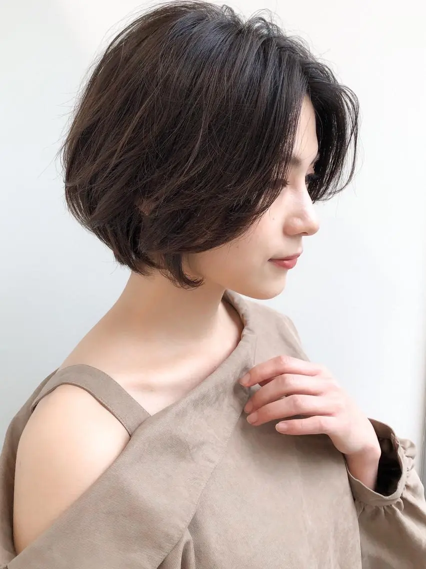 ショート カラー ショートボブ ボブ ショートヘア レイヤー×髪質改善✨ 渋谷/佐藤侑哉のヘアスタイル