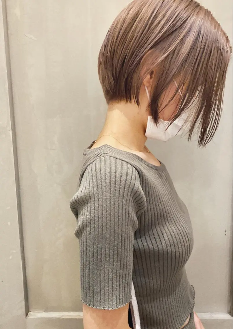 ショート カラー ヨシモトリョウ 髪質改善/美髪のヘアスタイル