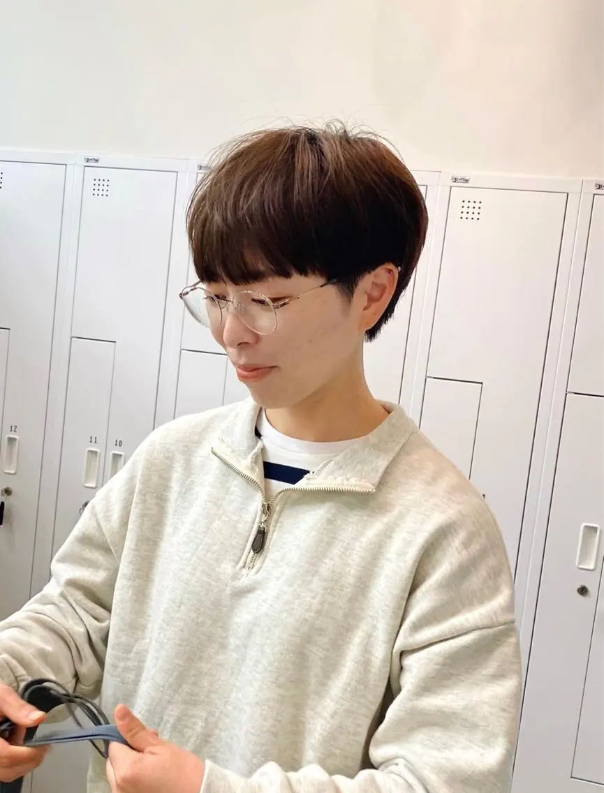 ショート ショートヘア サトウ リョウのヘアスタイル
