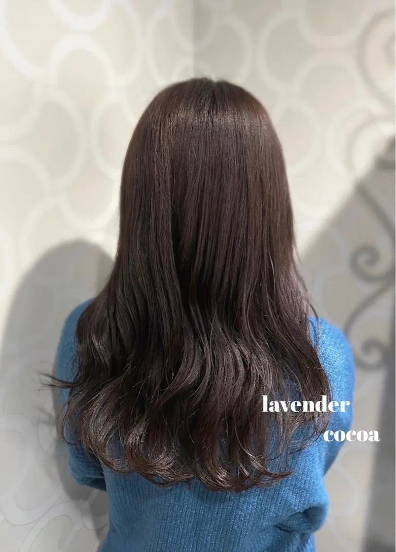 ロング カラー ベージュカラー ブラウンカラー ショコラグレージュ チョコレートブラウン ココアベージュ 艶髪 ♡Tomiyaのヘアスタイル