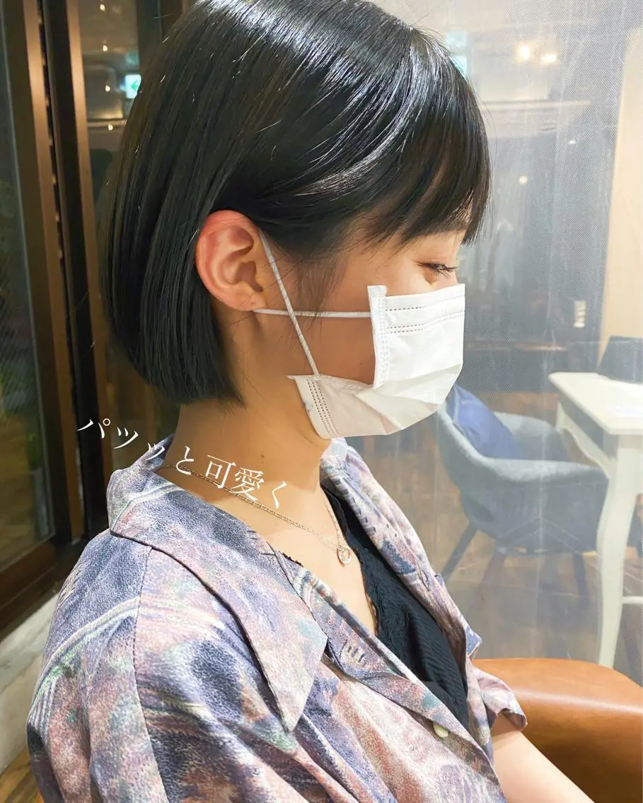 ショート カット ヘアカラー トリートメント ヒラヤマ ユウスケのヘアスタイル