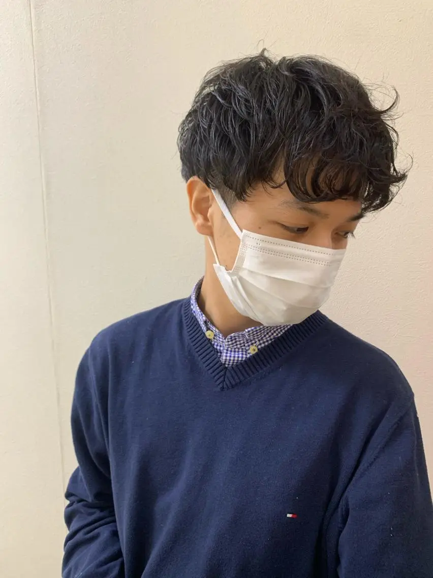 ショート カット パーマ 山嵜 かなのヘアスタイル