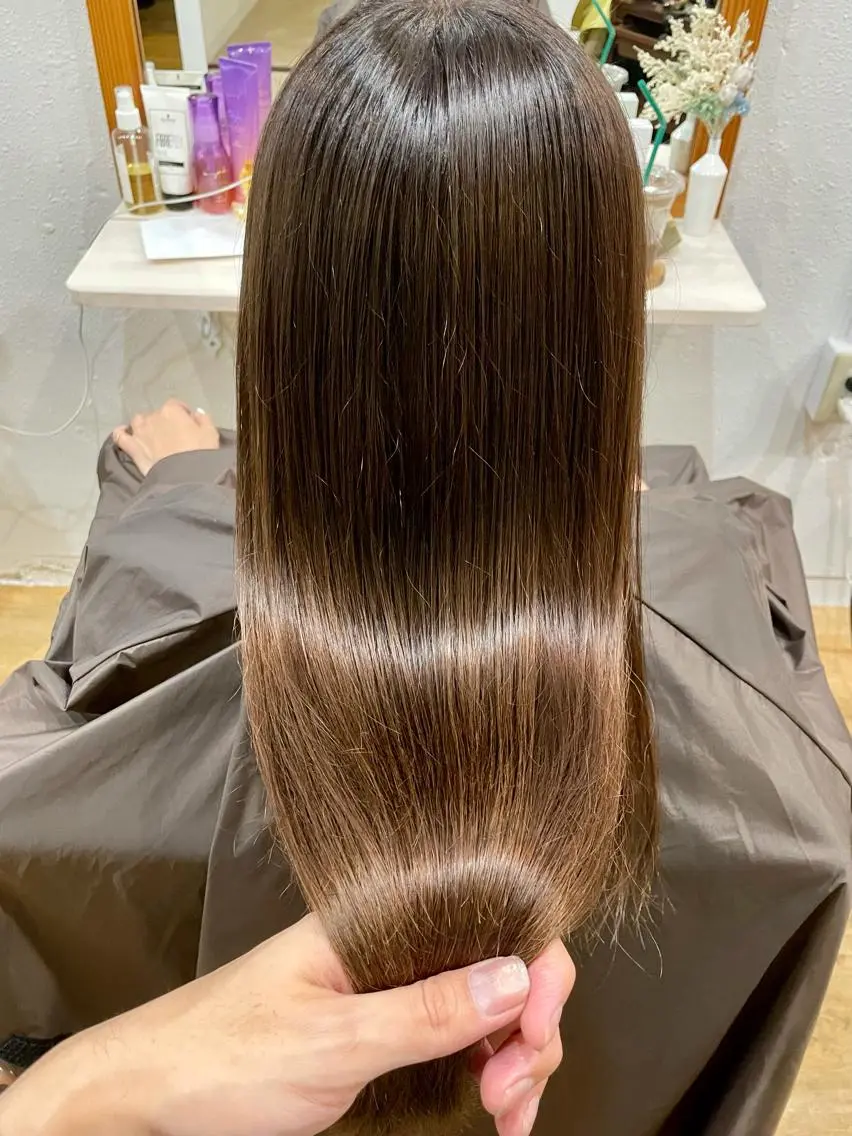 ロング カラー ヘアアレンジ 美髪矯正/髪質改善 レガロ堺市伏尾/松田のヘアスタイル