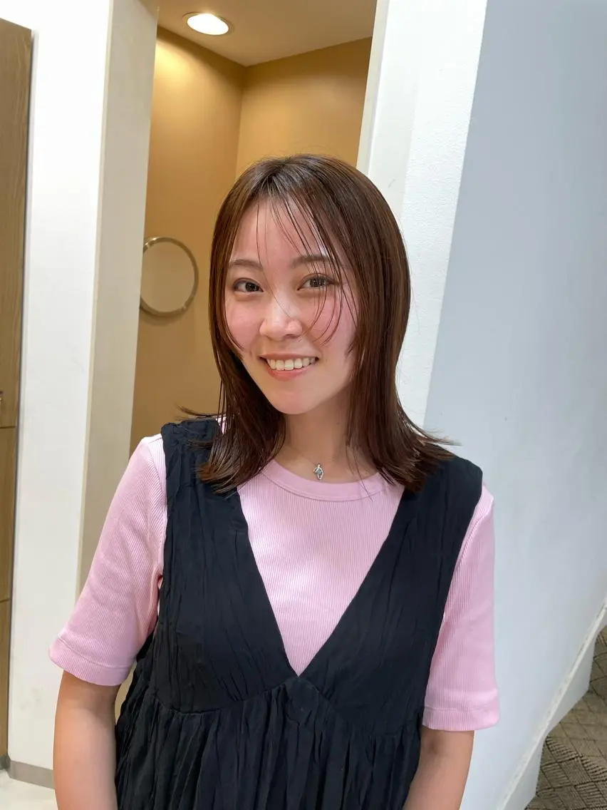 ミディアム 櫻間 彩心のヘアスタイル