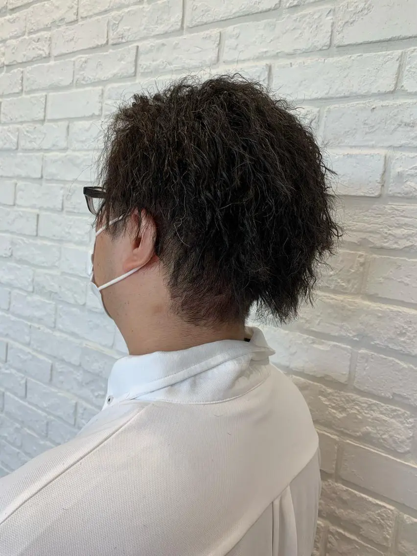 ショート パーマ メンズ メンズパーマ メンズツイストパーマ ツイストパーマ stylist N0Nのヘアスタイル