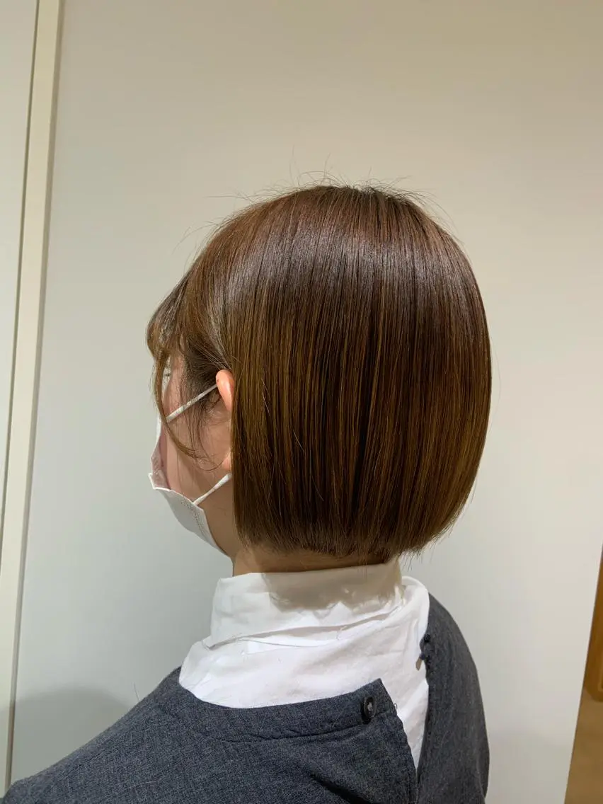 ショート タンバルモリ 中村 彩音のヘアスタイル