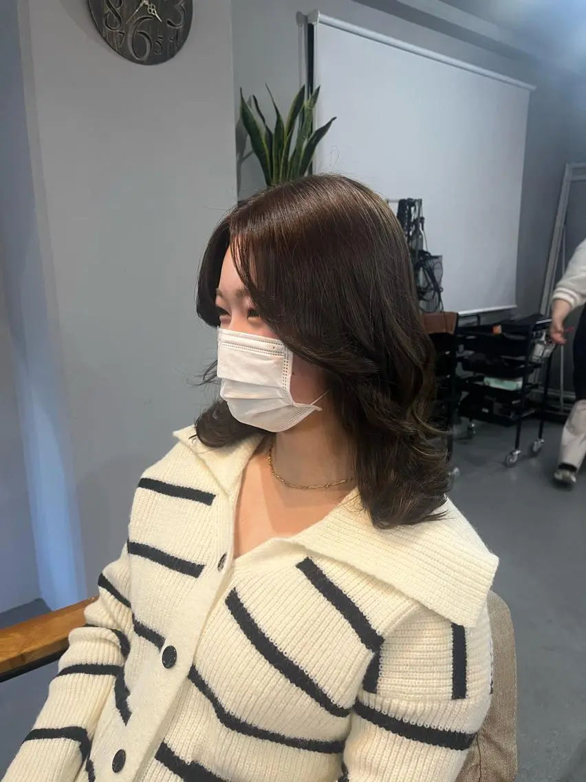 カラー カット ヘアカラー トリートメント Sherry大国町 HIKARUのヘアスタイル