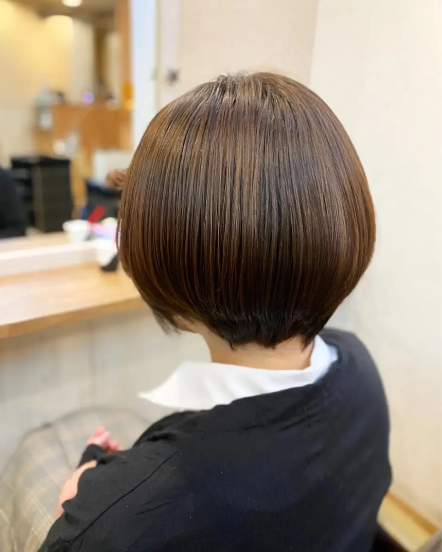 カラー アッシュ アッシュブラウン ブラウンカラー NUMBER 天王寺YUYAのヘアスタイル