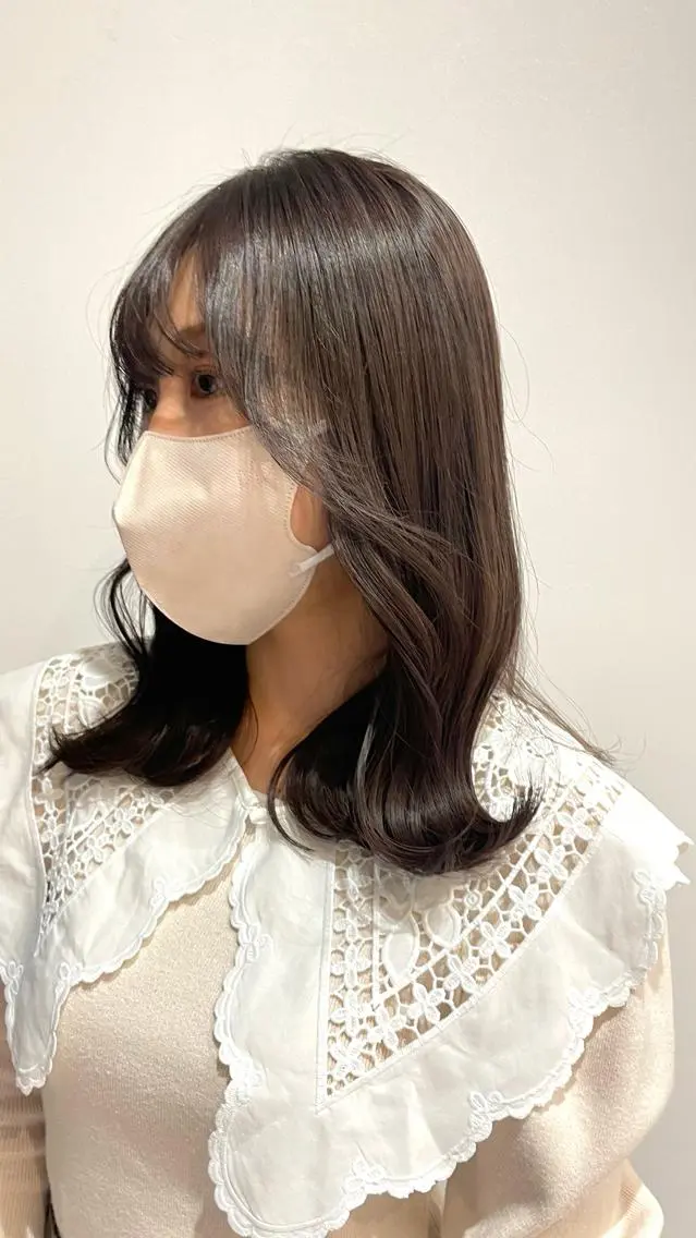 ミディアム カラー アディクシーカラー トリートメント EMANON 吉祥寺北口のヘアスタイル