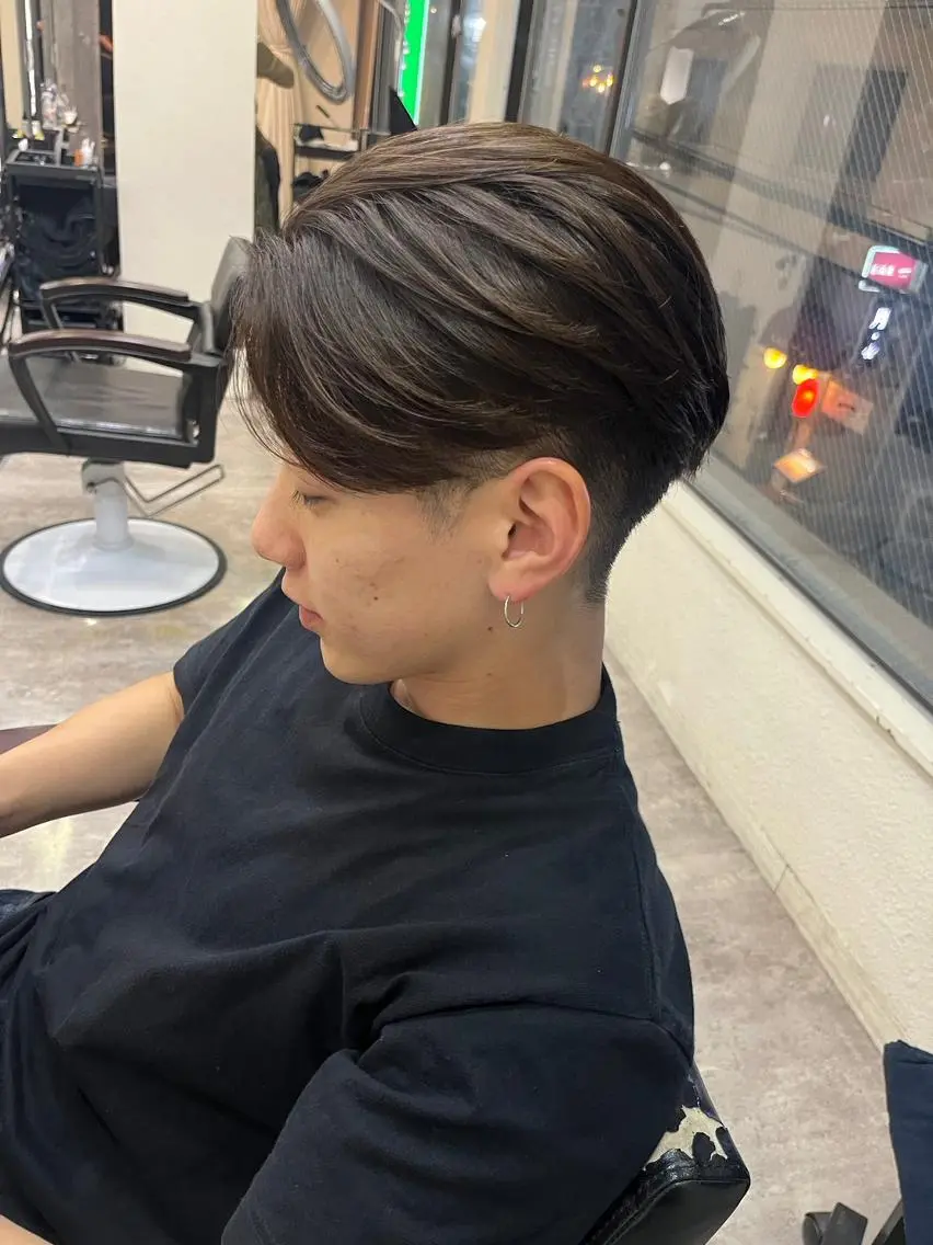 パーマ メンズ カルマパーマ メンズパーマ ツーブロック N° emirai 溝の口のヘアスタイル