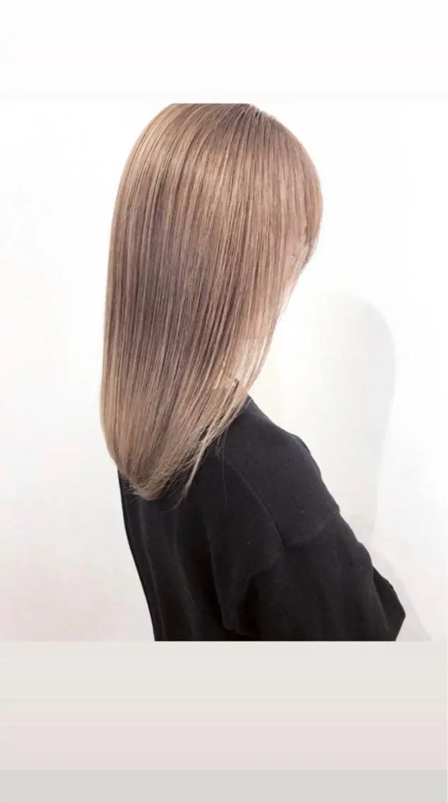 ミディアム 阿見 大成のヘアスタイル