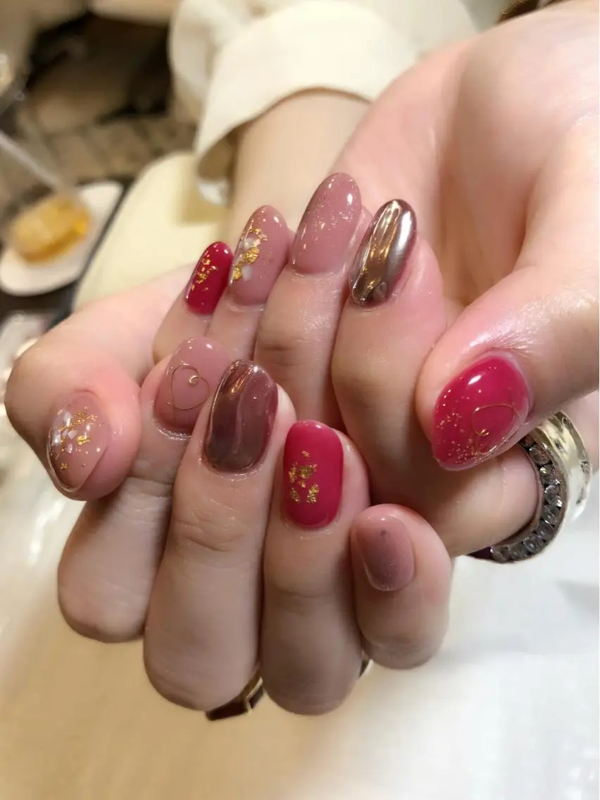 ネイル パラジェル lira nailのネイルデザイン