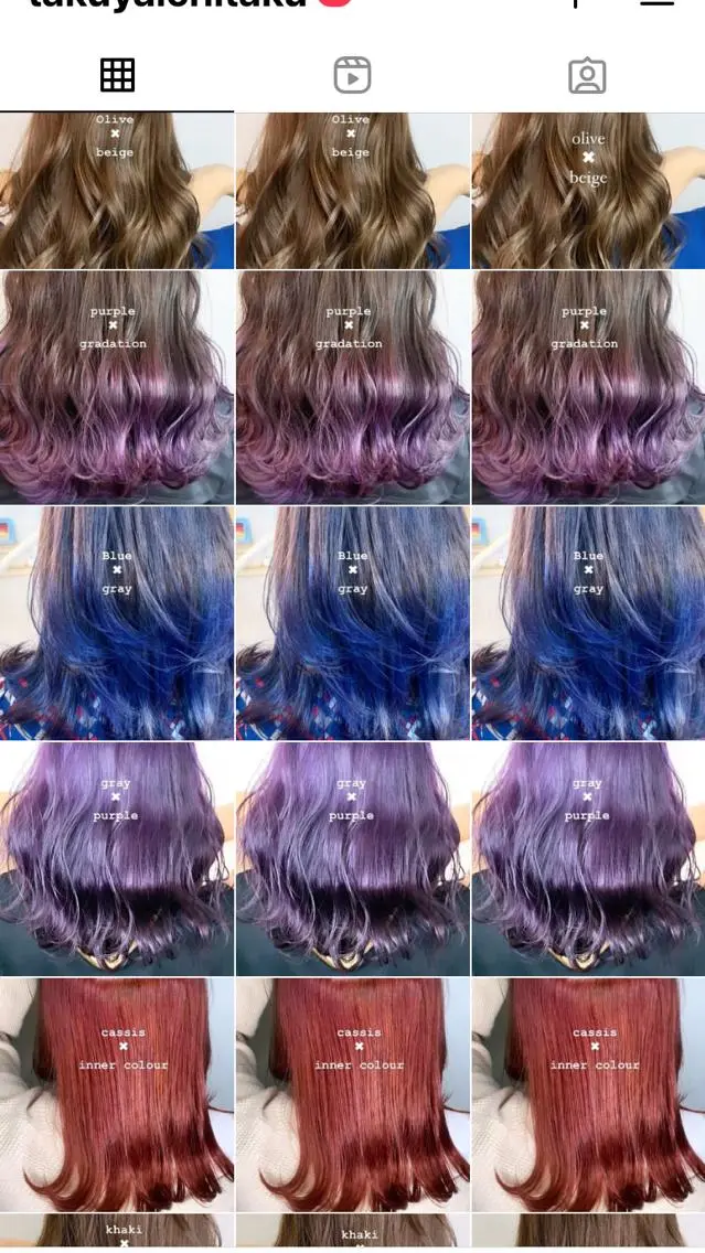 セミロング カラー パーマ ヘアアレンジ デザインカラー グラデーションカラー ハイトーンカラー ヘアカラー nico【代表】 市川 拓也のヘアスタイル