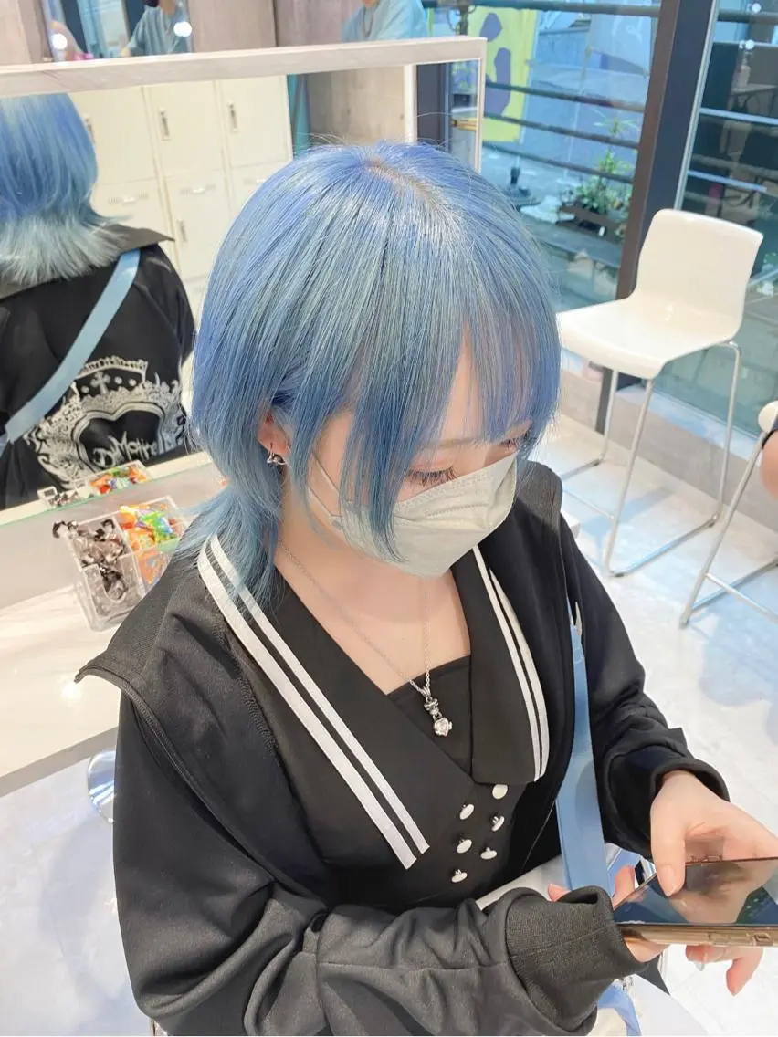 ミディアム カラー パーマ ヘアアレンジ メンズ キッズ ネイル マツエク・マツパ アイブロウ メンズバレイヤージュ メンズブリーチ メンズハイライト メンズハイトーン メンズインナーカラー カット ヘアカラー トリートメント 💖オタク美容師 ꒰ঌ♡モモ♡໒꒱のヘアスタイル