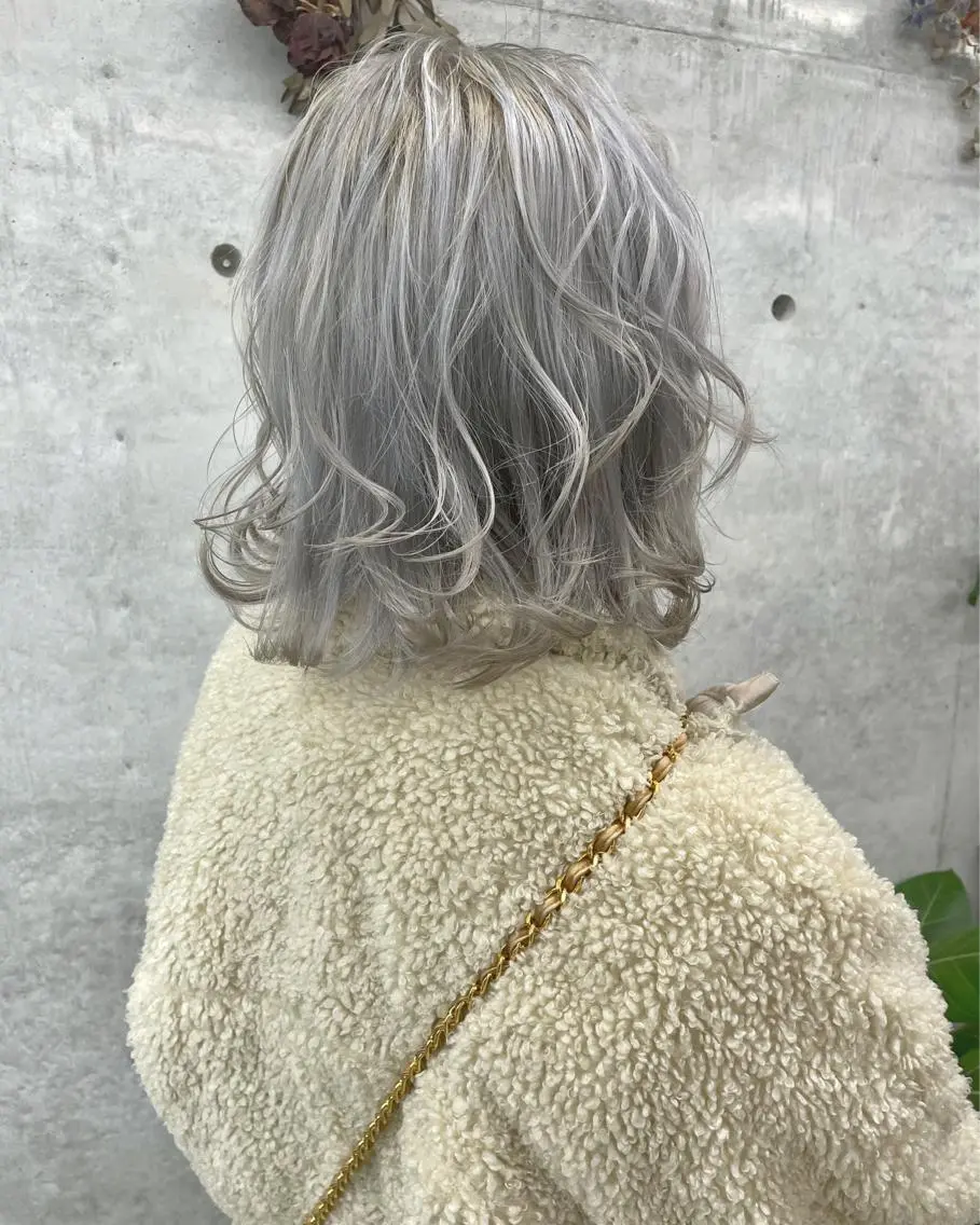ミディアム カラー 艶髪/透明感カラー tawadaのヘアスタイル
