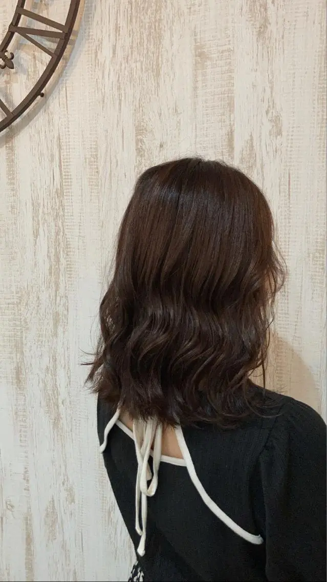 ミディアム 韓国風🫧艶カラー 💟ran💟のヘアスタイル