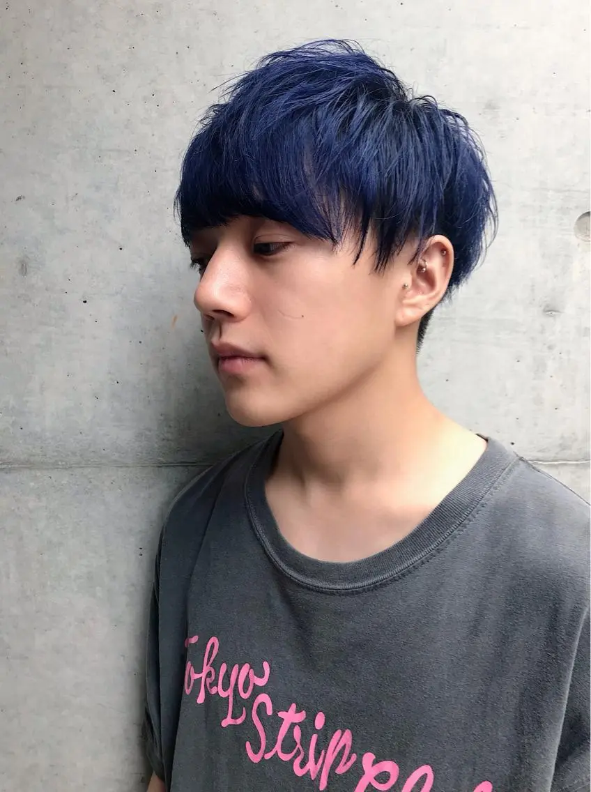 ショート カラー メンズ 山下 亮輔のヘアスタイル
