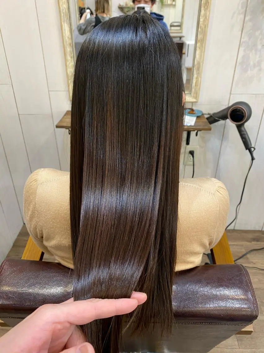 セミロング トリートメント 前井 正人のヘアスタイル