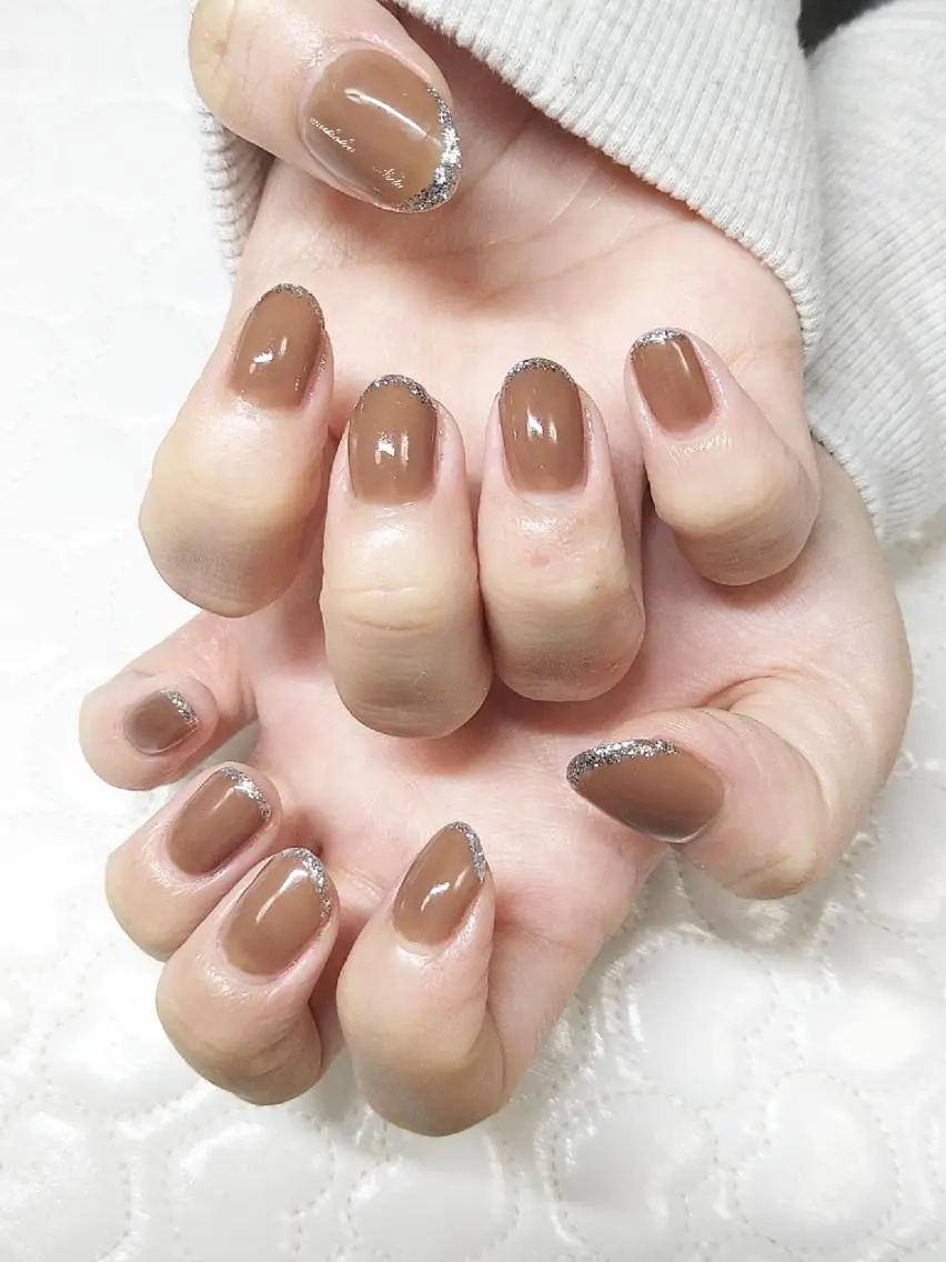 ネイル 長さ出し フレンチネイル nailsalon Natuのネイルデザイン