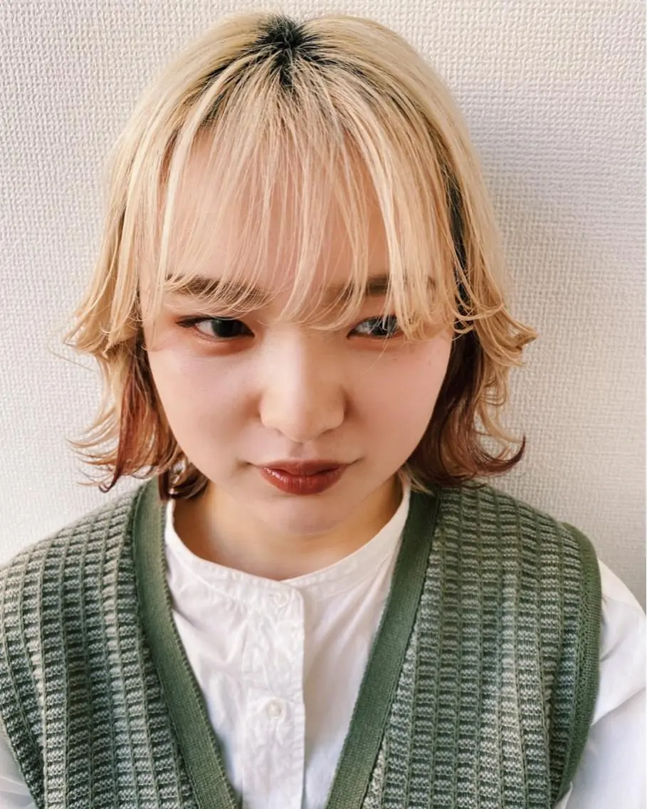 ショート カラー 🧡色落ちまで2度 楽しめる🧡ヨシキのヘアスタイル