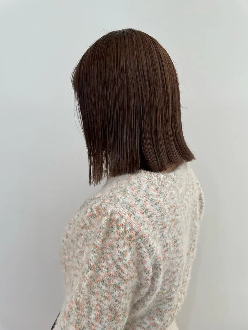 ミディアム カラー ベージュカラー ブリーチ ベージュ🤎透明感 カラー🤎anriのヘアスタイル