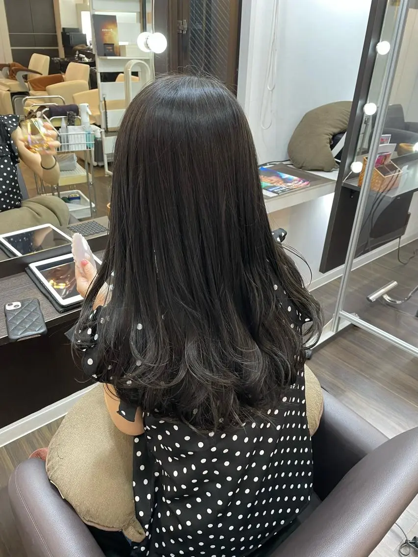 ロング 髪質改善 レイヤーカット 縮毛矯正 トリートメント 髪質改善FORMA 💫S.Katohのヘアスタイル