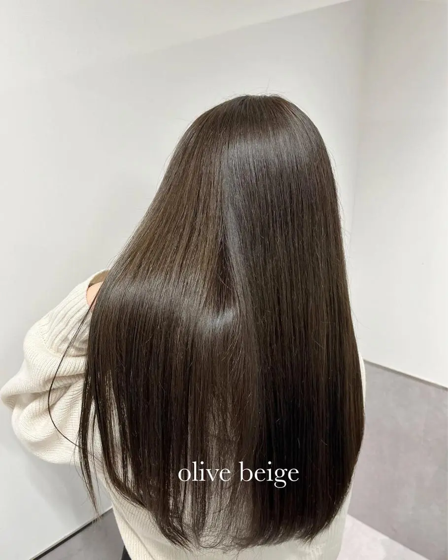 ロング カット ヘアカラー 縮毛矯正 トリートメント レイヤー/髪質改善/ 美髪矯正/手塚凌のヘアスタイル