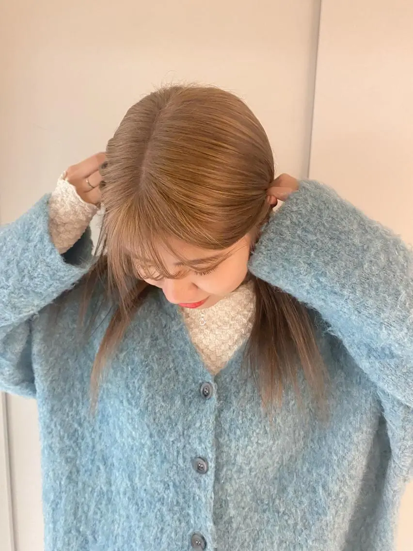 ロング サトウ ナナのヘアスタイル