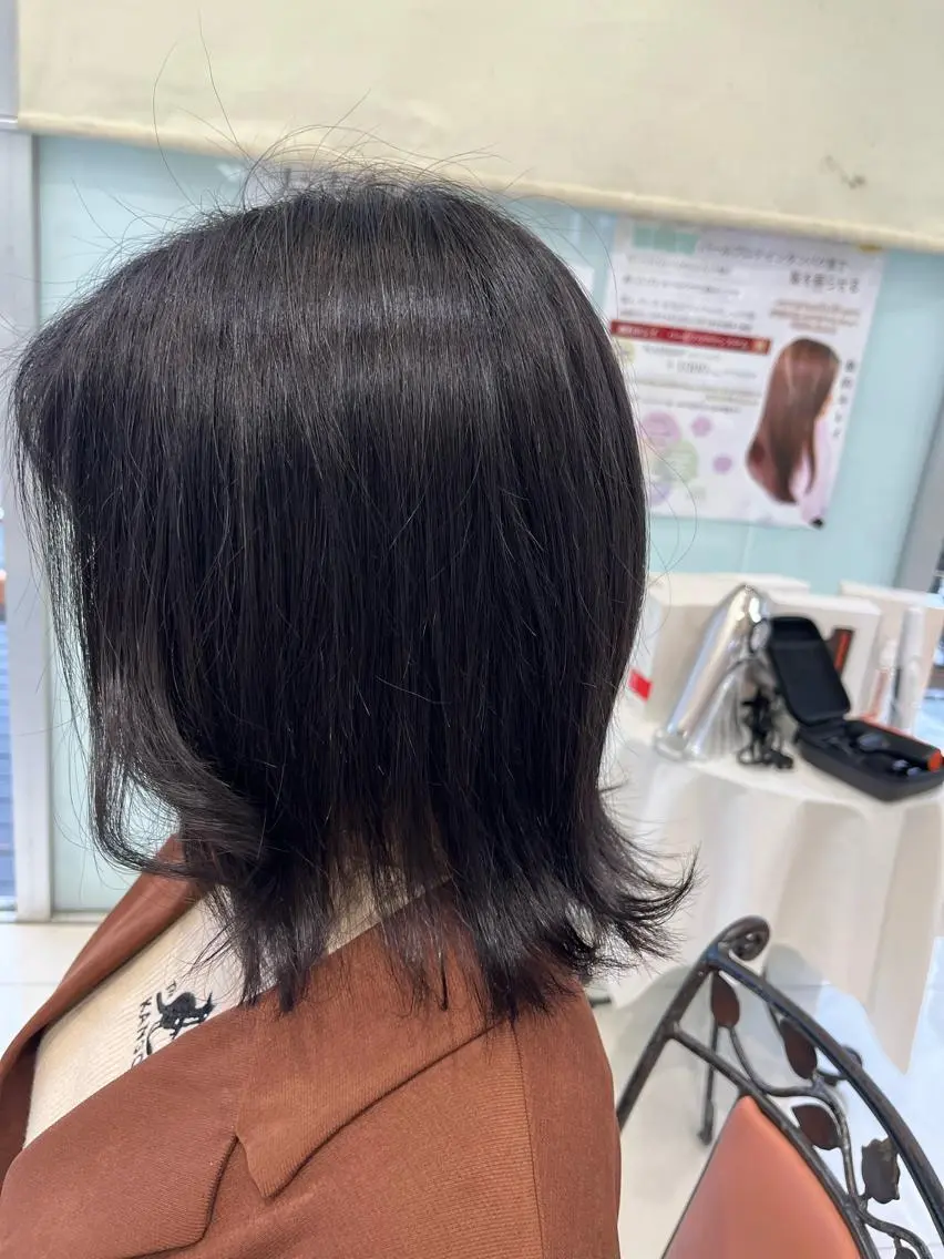 カラー シルバー ヘアカラー トリートメント 下四日市 翠のヘアスタイル