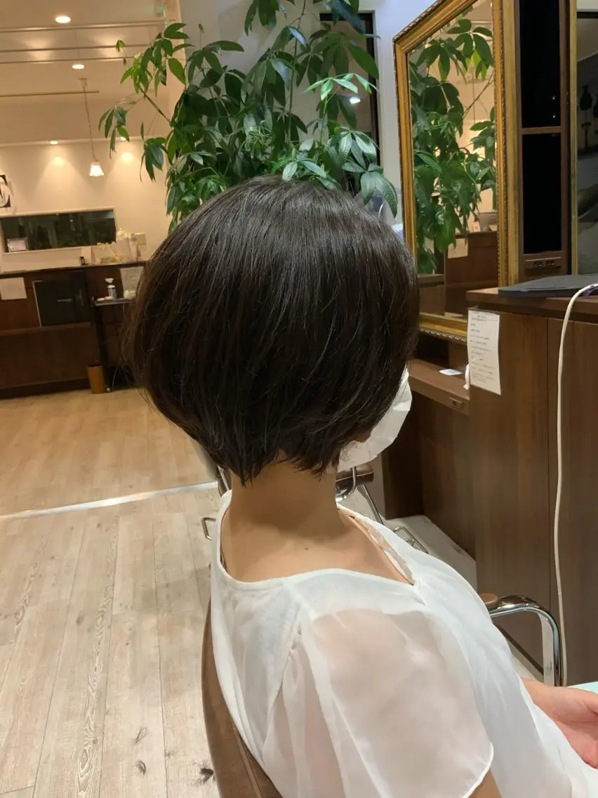 ショート 🌿ストレート🌿 髪質改善☘️シュウヤのヘアスタイル