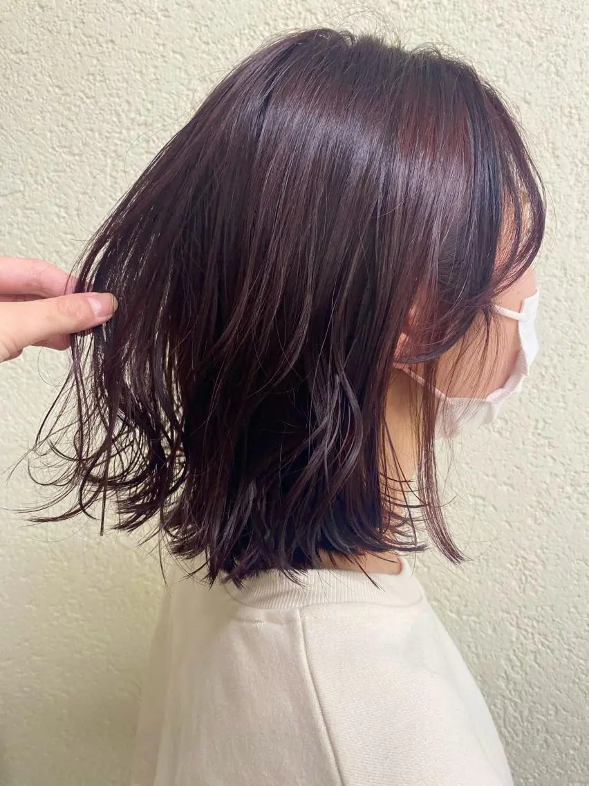 ミディアム パープルカラー Tia熊谷店♡ Amiのマツエク・マツパデザイン