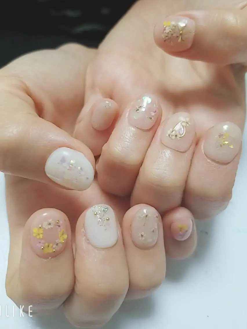 ネイル ネイルチップ ブライダルネイル Nailsalon G.S.F Hisaのネイルデザイン