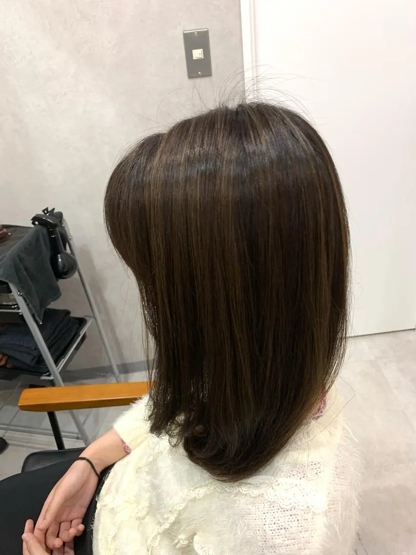 ロング カラー ハイライトカラー ハイライト megu 髪質改善TaLeのヘアスタイル