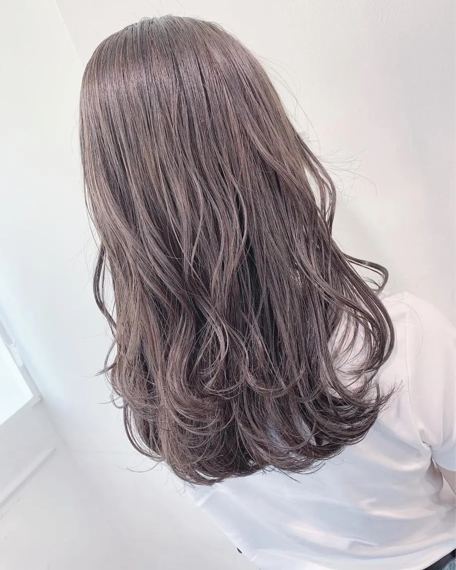 ロング カラー ヘアカラー トリートメント 🏆ウルフ/レイヤー 指名No.1山口圭佑のヘアスタイル