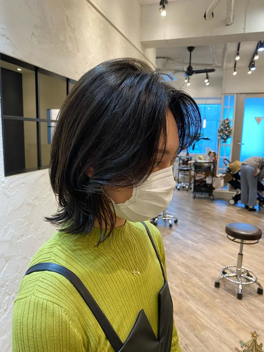 ミディアム レイヤーカット フレンチボブパーマ Yuukiのヘアスタイル