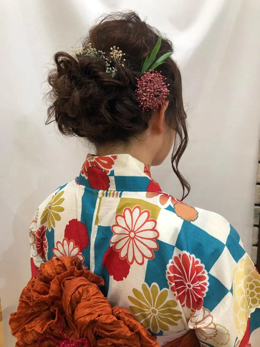セミロング ヘアアレンジ 🎀ヘアセット/艶髪 /はやしほのか🎀のヘアスタイル