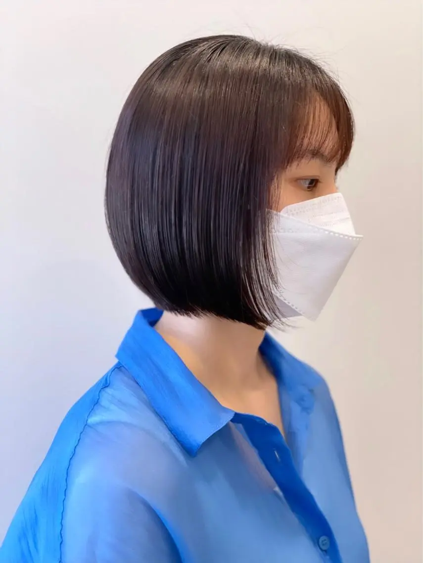 ショート カット ヘアカラー トリートメント Yuka ∥ 深層筋 ×睡眠改善ヘッドスパのヘアスタイル