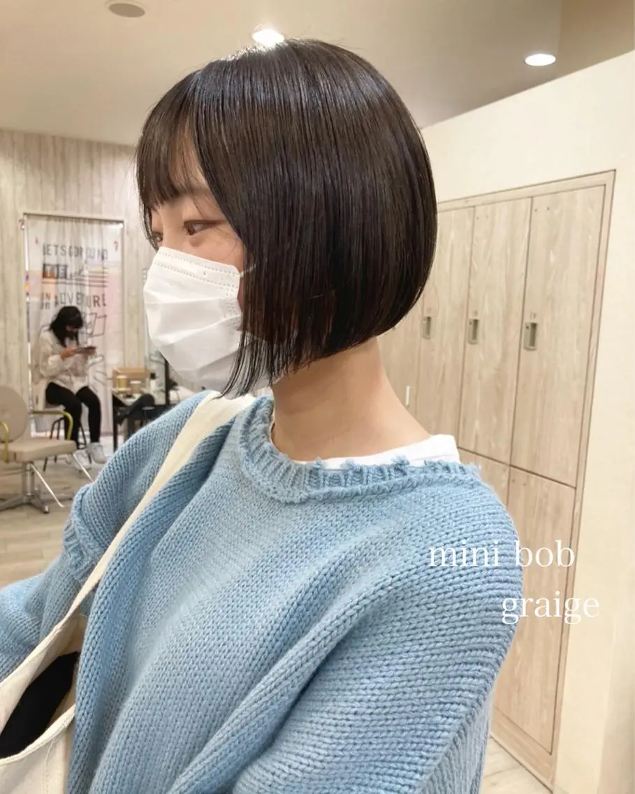 ショート カラー 切りっぱなしボブ ショートボブ ハンサムショート グレージュ ボブ カット ヘアカラー トリートメント 初めてのショート お任せください✂️のヘアスタイル