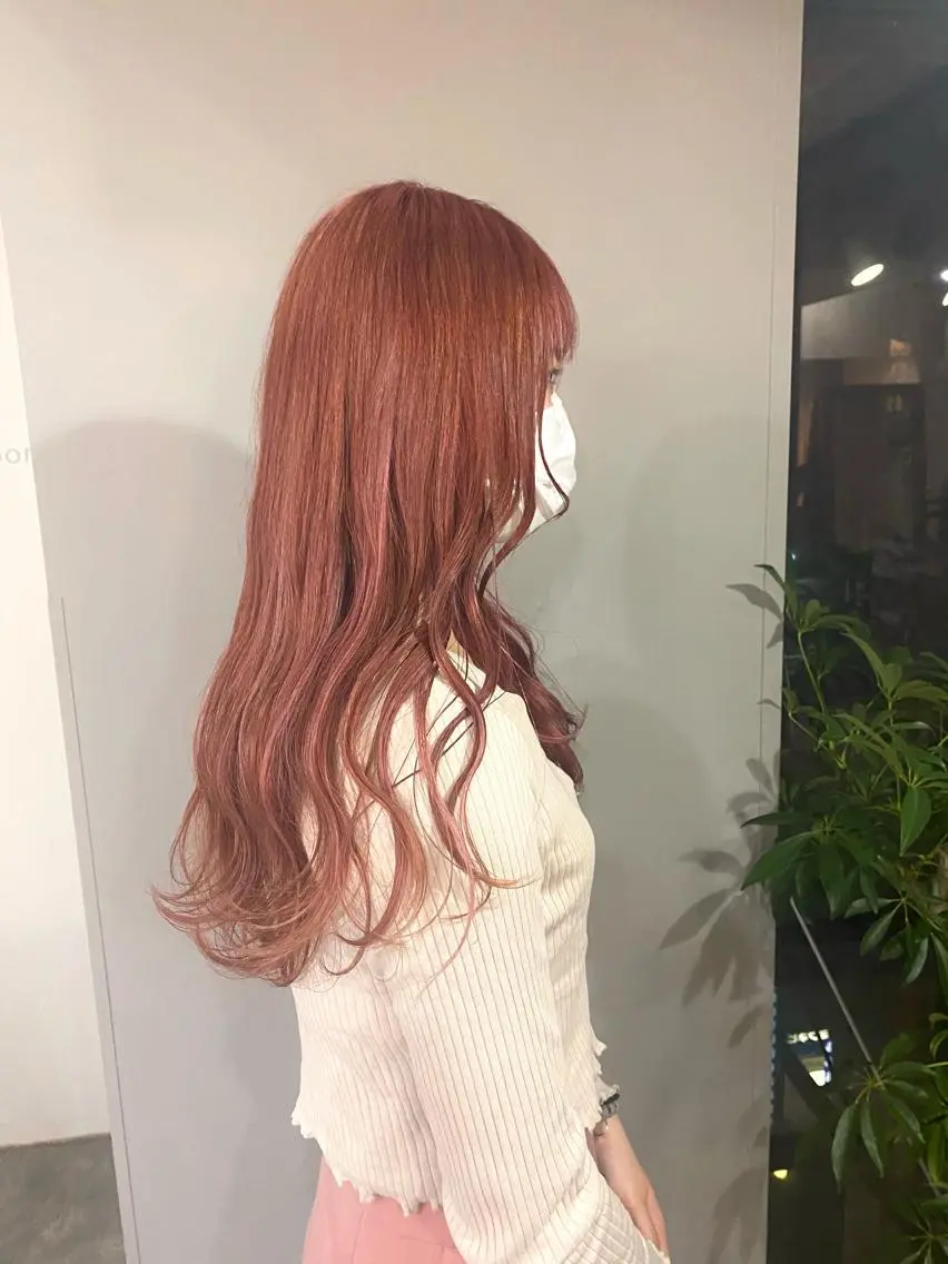 ロング カラー ヘアアレンジ ベージュカラー ハイライトカラー ピンクカラー ピンクベージュ ハイライト ボブ /ニュアンス/ satomi🧸💖のヘアスタイル